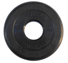 Диск обрезиненный MB Barbell Atlet B51-2,5 кг