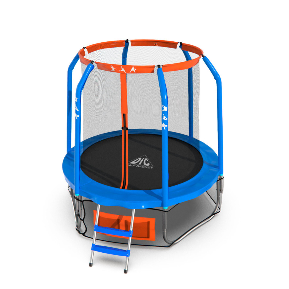 Батут DFC JUMP BASKET с сеткой 6FT-JBSK-B