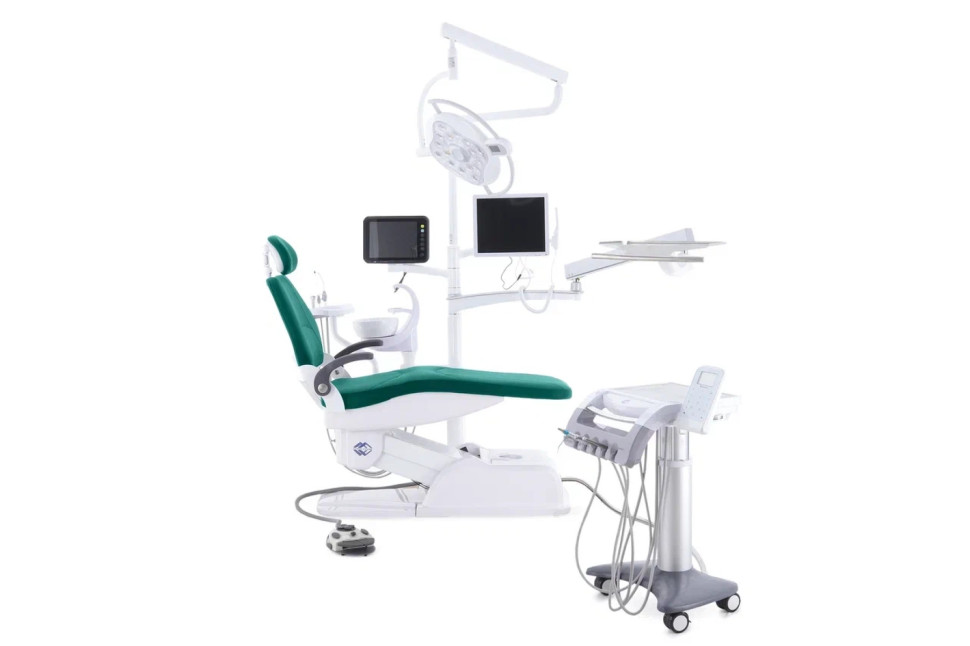 Стоматологическая установка CQ-219-I (СО-010М-01) зеленый (Implant)