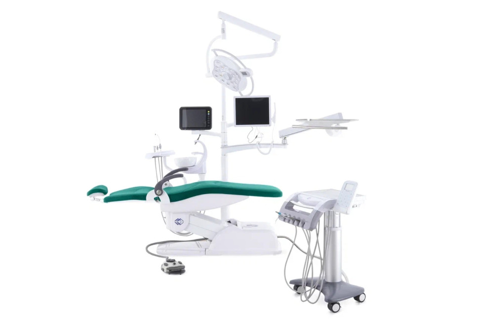 Стоматологическая установка CQ-219-I (СО-010М-01) зеленый (Implant)