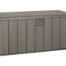 Сундук пластиковый WoodLook, 570 л, серый