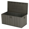 Сундук пластиковый WoodLook, 570 л, серый