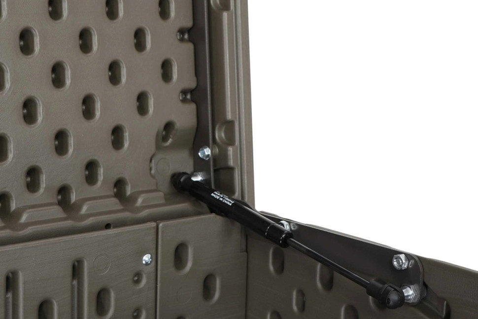 Сундук пластиковый WoodLook, 570 л, серый