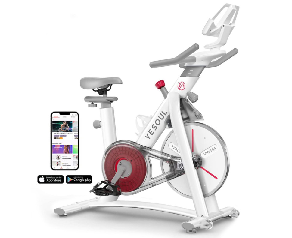 Велотренажер DFC Yesoul BS3-W белый