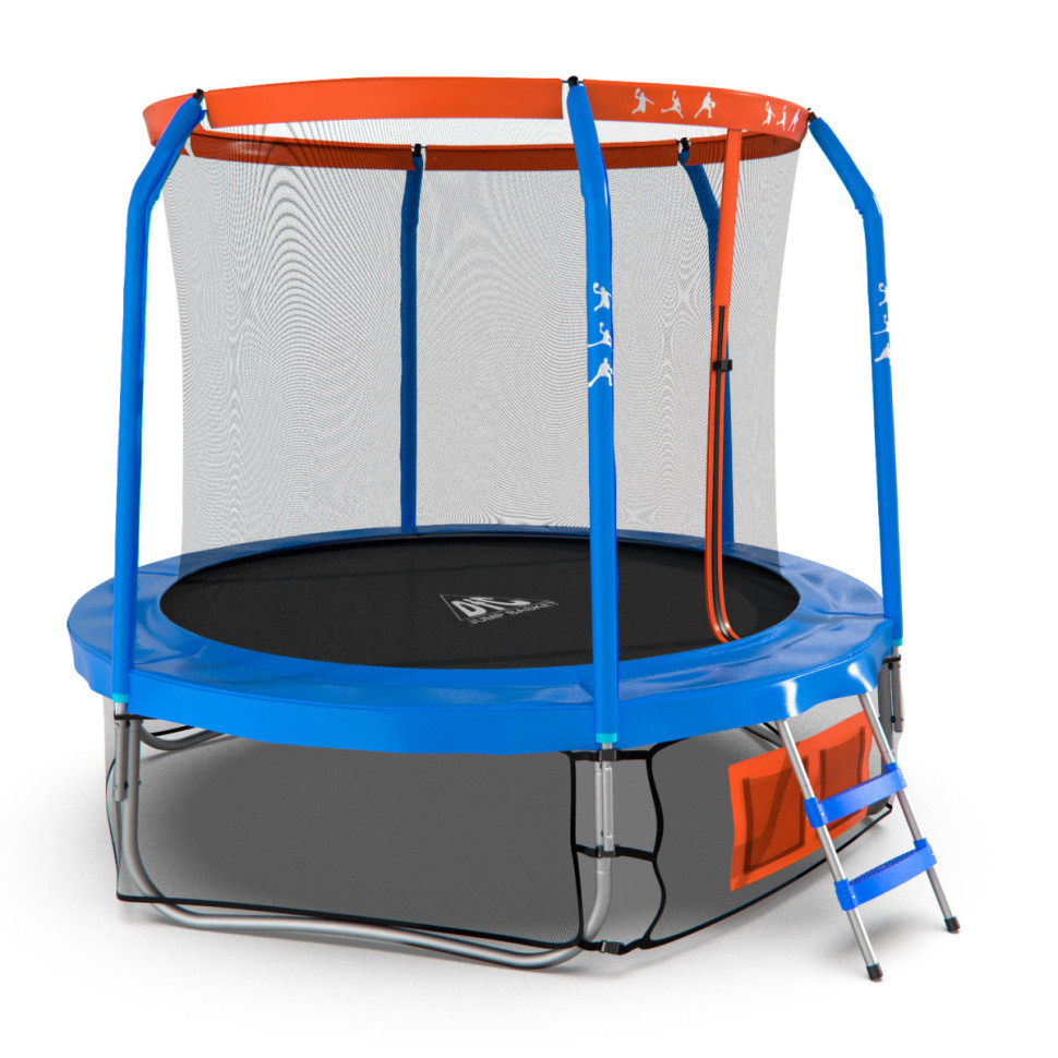 Батут DFC JUMP BASKET с сеткой 8FT-JBSK-B
