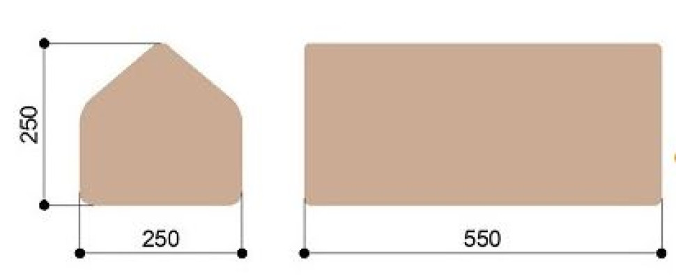 Валик "домиком" DD