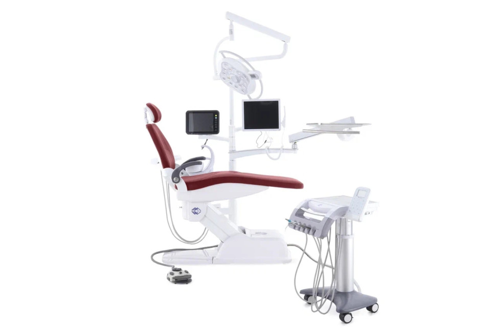 Стоматологическая установка CQ-219-I (СО-010М-01) красный (Implant)