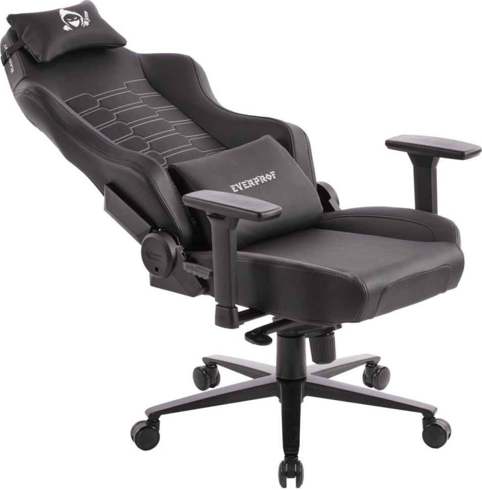 Геймерское кресло Everprof Blackshot Экокожа Черный
