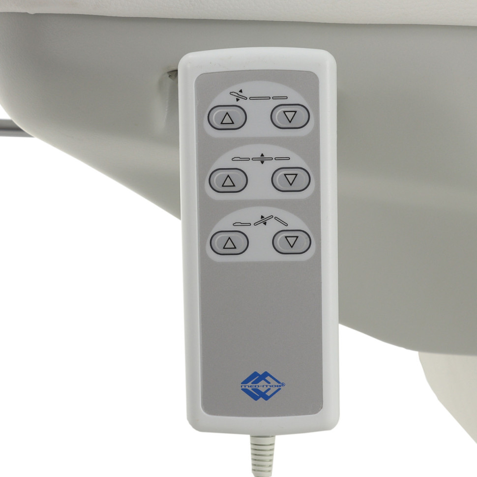 Косметологическое кресло электрическое Мед-Мос КО-178 цвет светло-серый