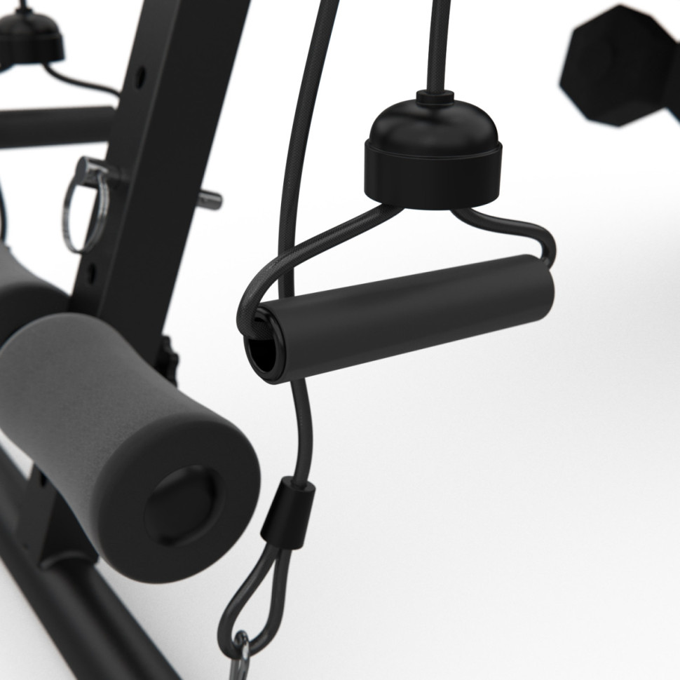 Скамья для пресса DFC D102RY гантели, эспандеры