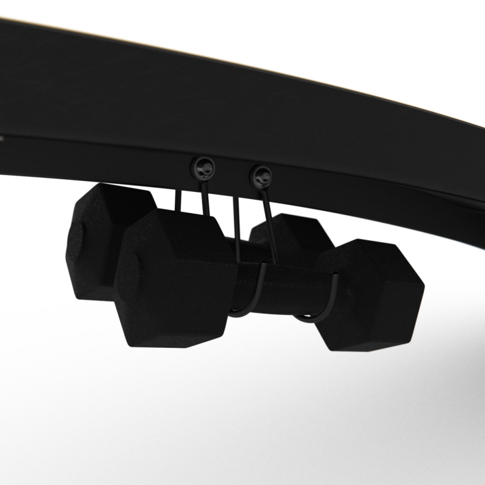 Скамья для пресса DFC D102RY гантели, эспандеры