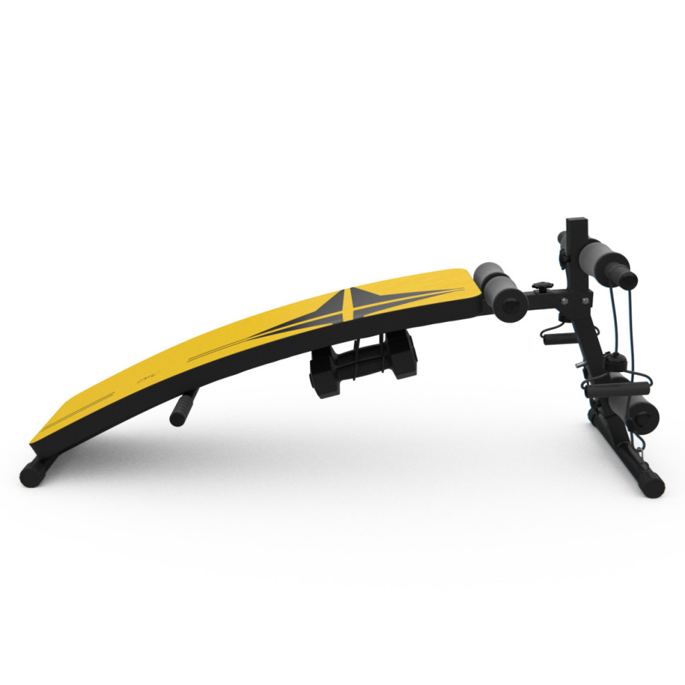 Скамья для пресса DFC D102RY гантели, эспандеры