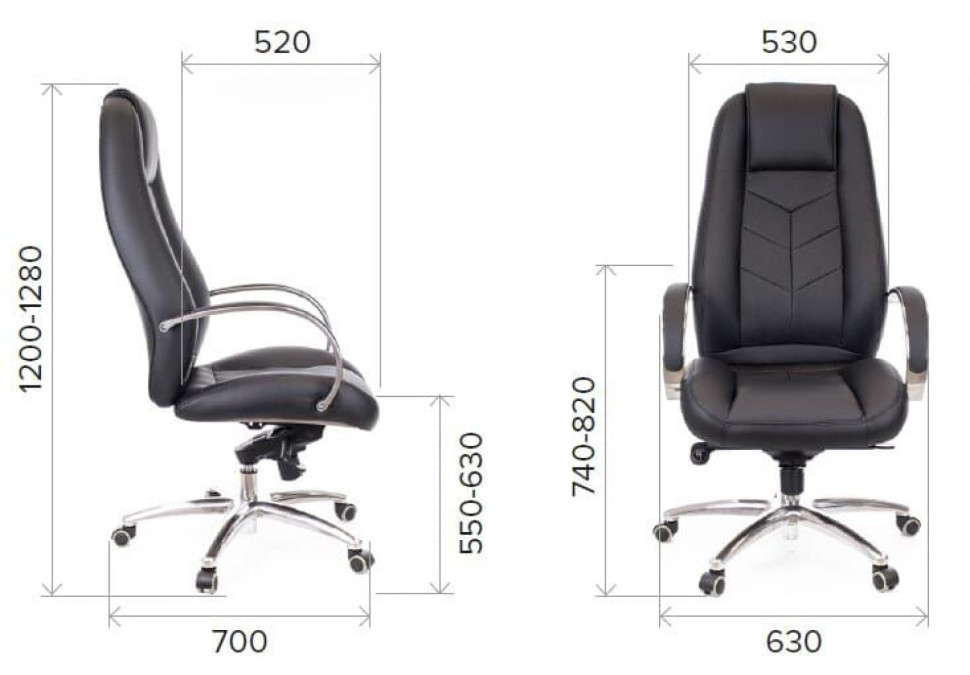 Кресло Everprof Drift Lux M Экокожа Черный