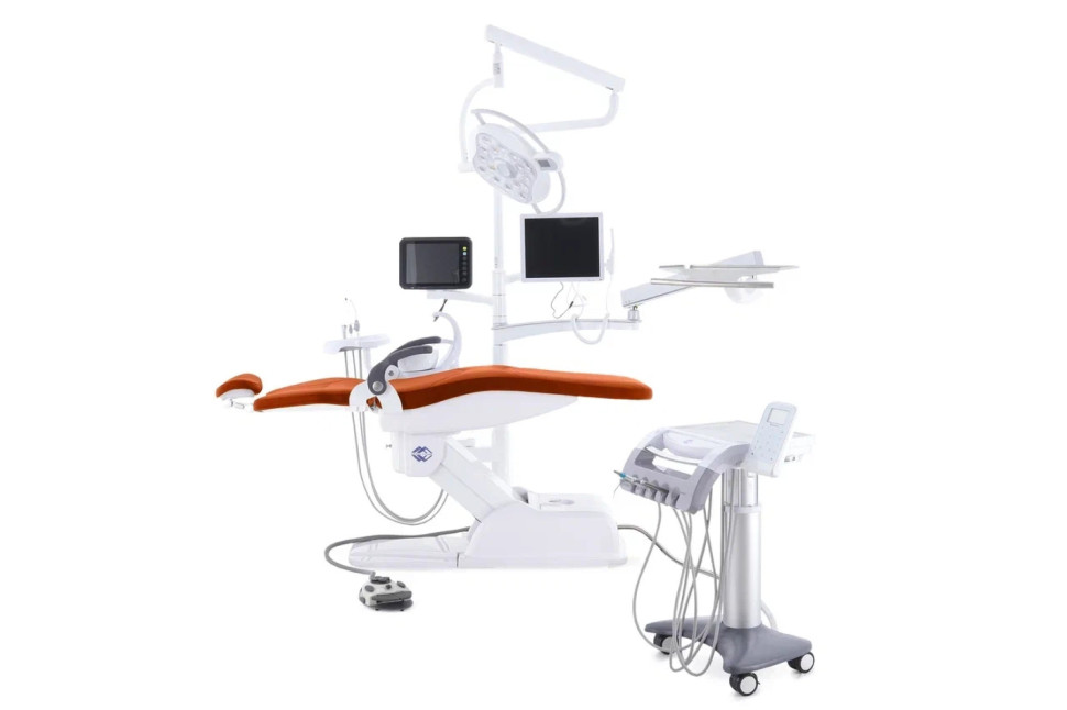 Стоматологическая установка CQ-219-I (СО-010М-01) оранжевый (Implant)