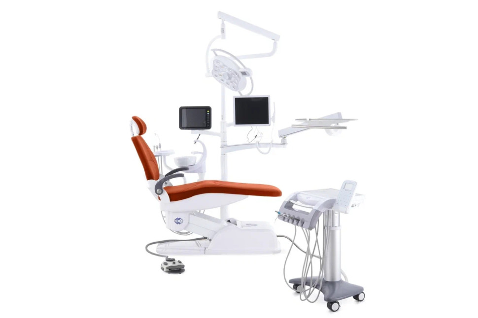 Стоматологическая установка CQ-219-I (СО-010М-01) оранжевый (Implant)