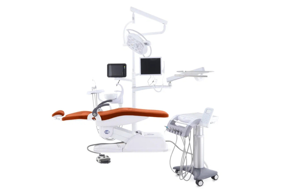 Стоматологическая установка CQ-219-I (СО-010М-01) оранжевый (Implant)