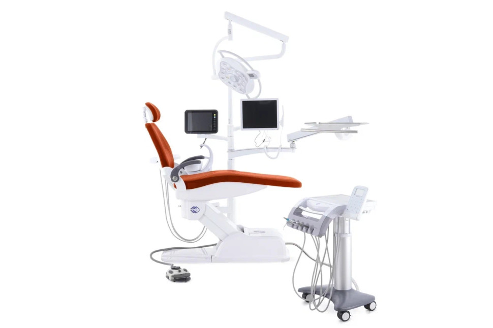 Стоматологическая установка CQ-219-I (СО-010М-01) оранжевый (Implant)