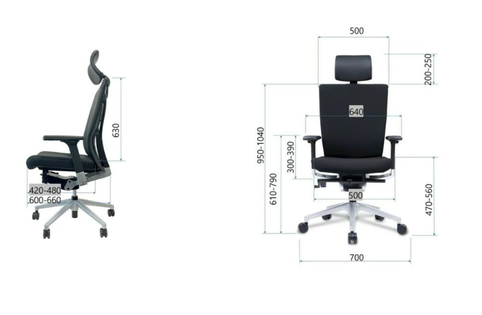 Офисное компьютерное кресло Schairs AEON-F01SX натуральная кожа