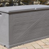 Сундук Toomax WoodLine, 420 л Светло-серый