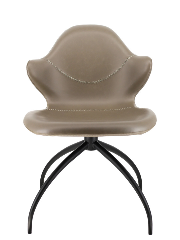 Кресло обеденное Everprof Paradise Экокожа Серый