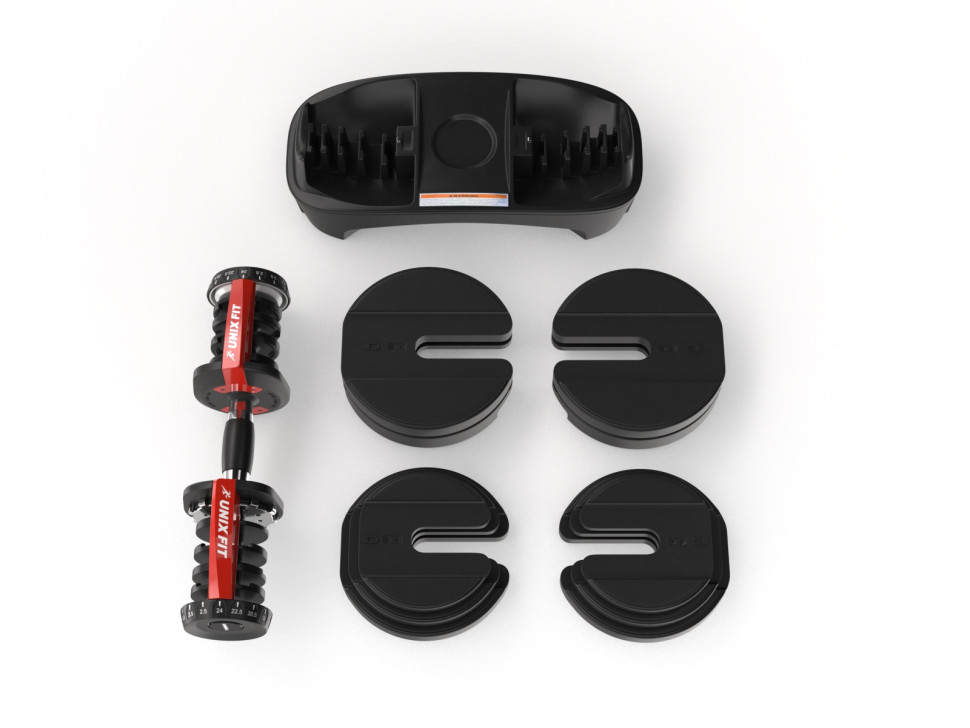 Гантель со ступенчатой регулировкой UNIXFIT 24 кг