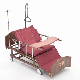 Кровать медицинская электрическая МЕТ REVEL с левым т/у, без матраса