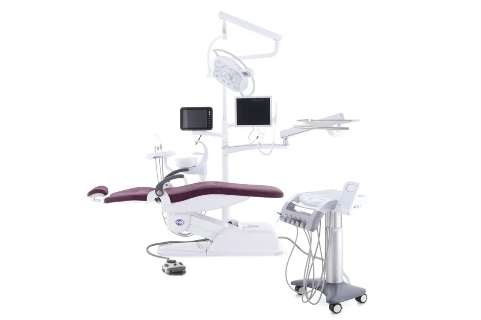 Стоматологическая установка CQ-219-I (СО-010М-01) розовый (Implant)