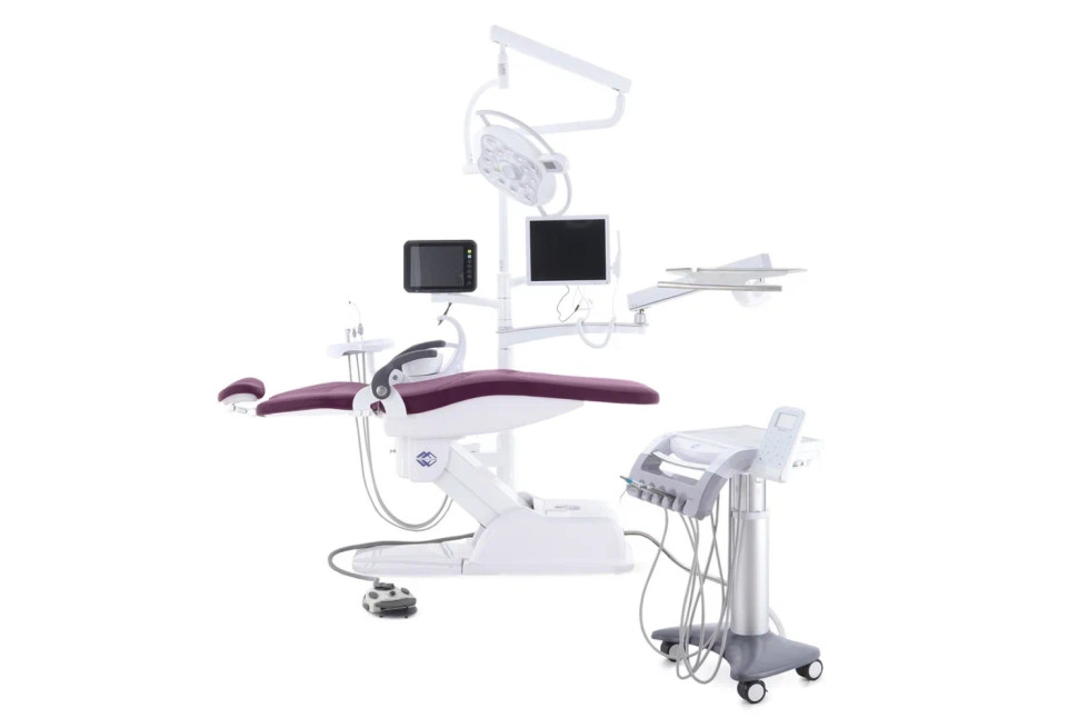 Стоматологическая установка CQ-219-I (СО-010М-01) розовый (Implant)