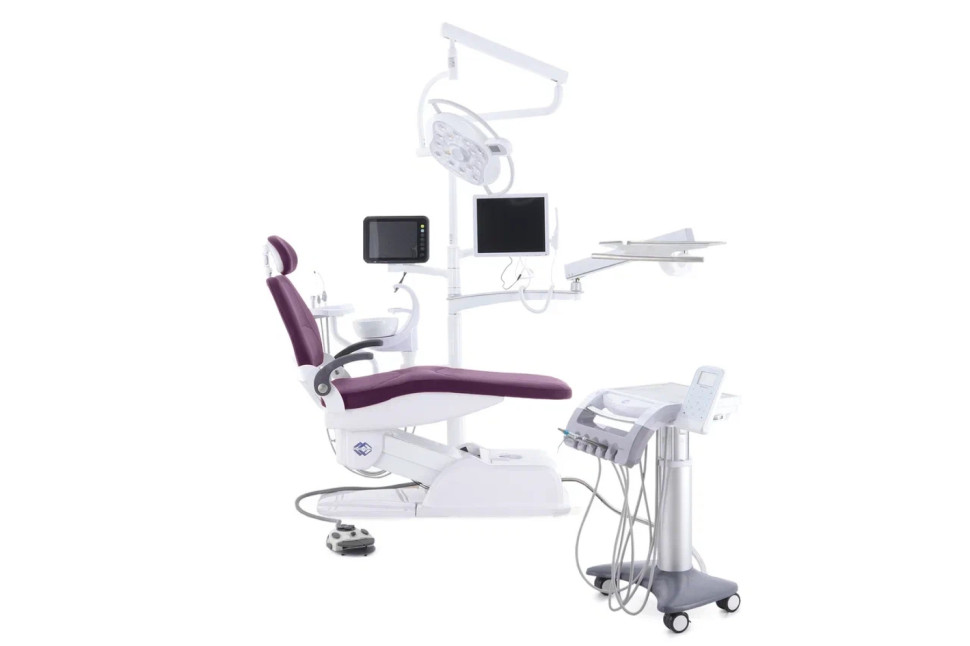 Стоматологическая установка CQ-219-I (СО-010М-01) розовый (Implant)