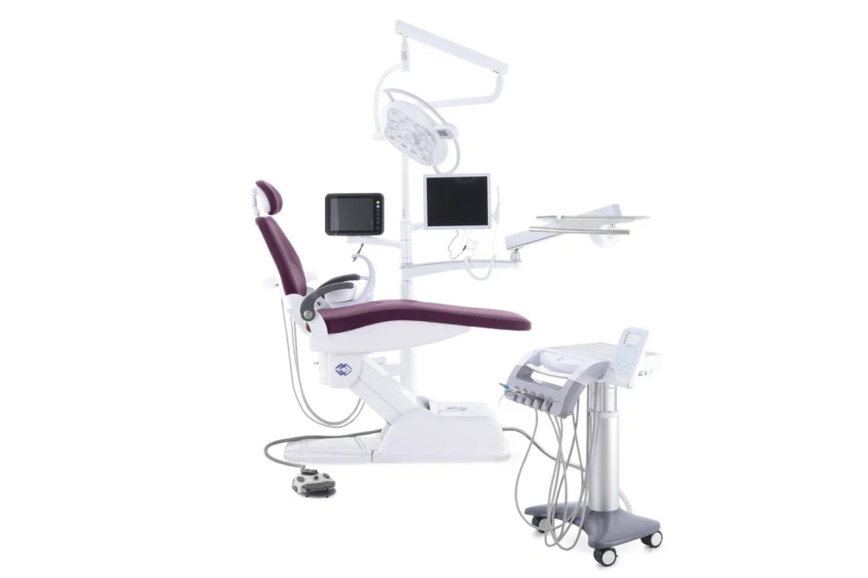 Стоматологическая установка CQ-219-I (СО-010М-01) розовый (Implant)