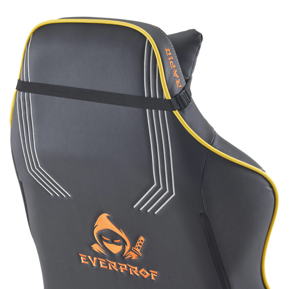 Геймерское кресло Everprof Rapid Экокожа Желтый