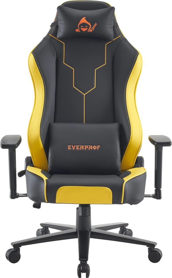 Геймерское кресло Everprof Rapid Экокожа Желтый