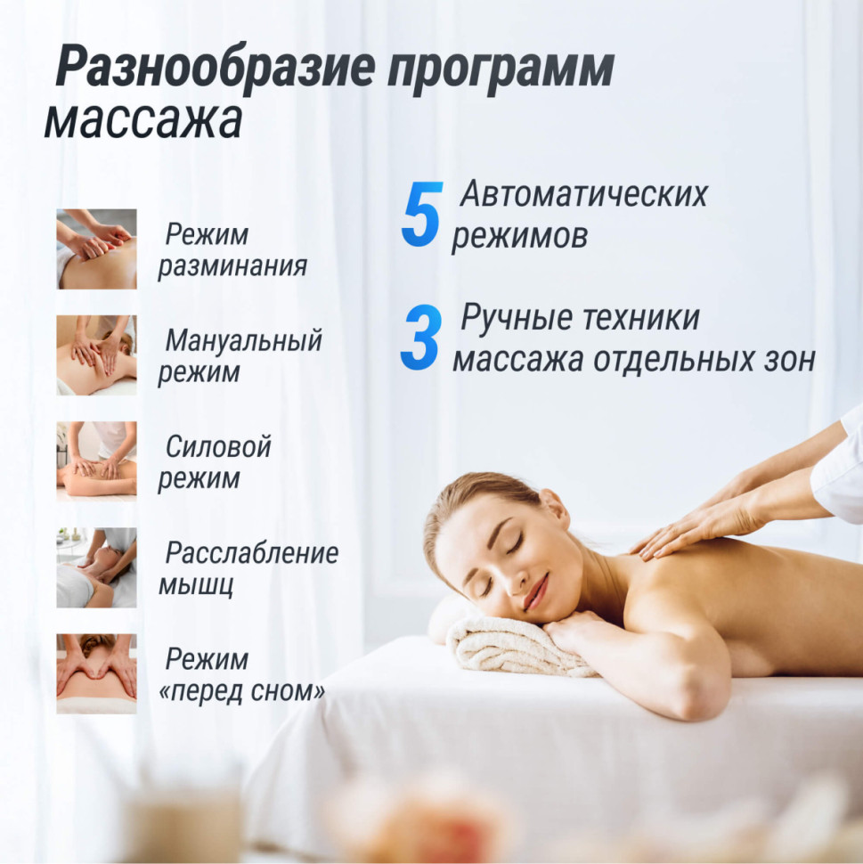 Массажное кресло UNIX Med Amelia Grey