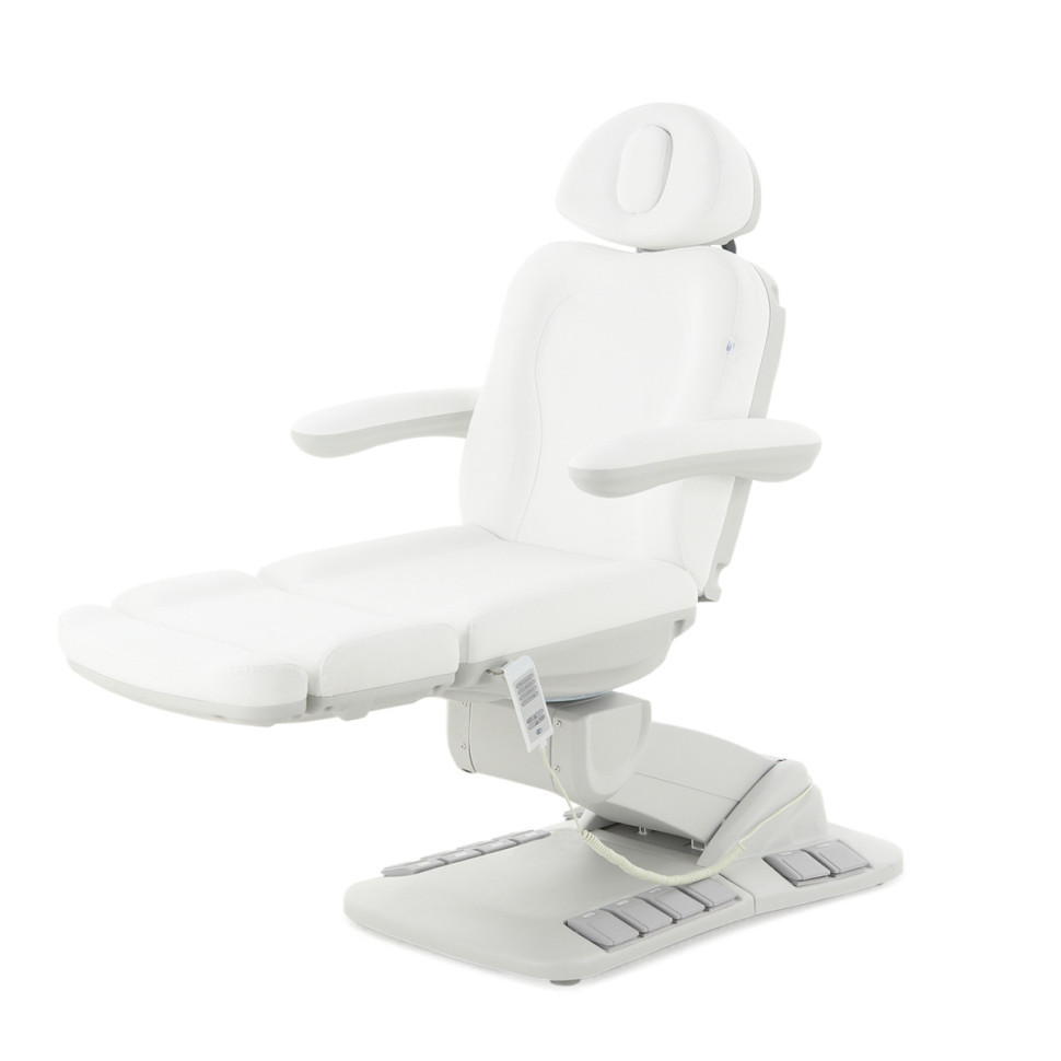 Косметологическое кресло электрическое Мед-Мос ММ-940-1С КО-188Д-00 цвет белый