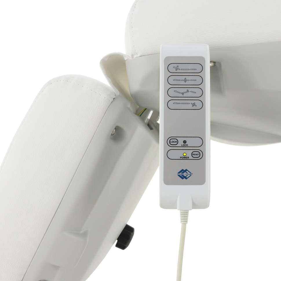 Косметологическое кресло электрическое Мед-Мос ММ-940-1С КО-188Д-00 цвет белый