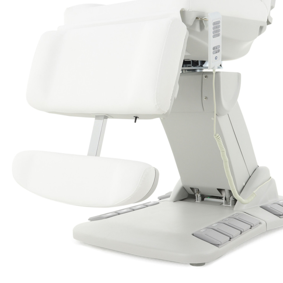 Косметологическое кресло электрическое Мед-Мос ММ-940-1С КО-188Д-00 цвет белый