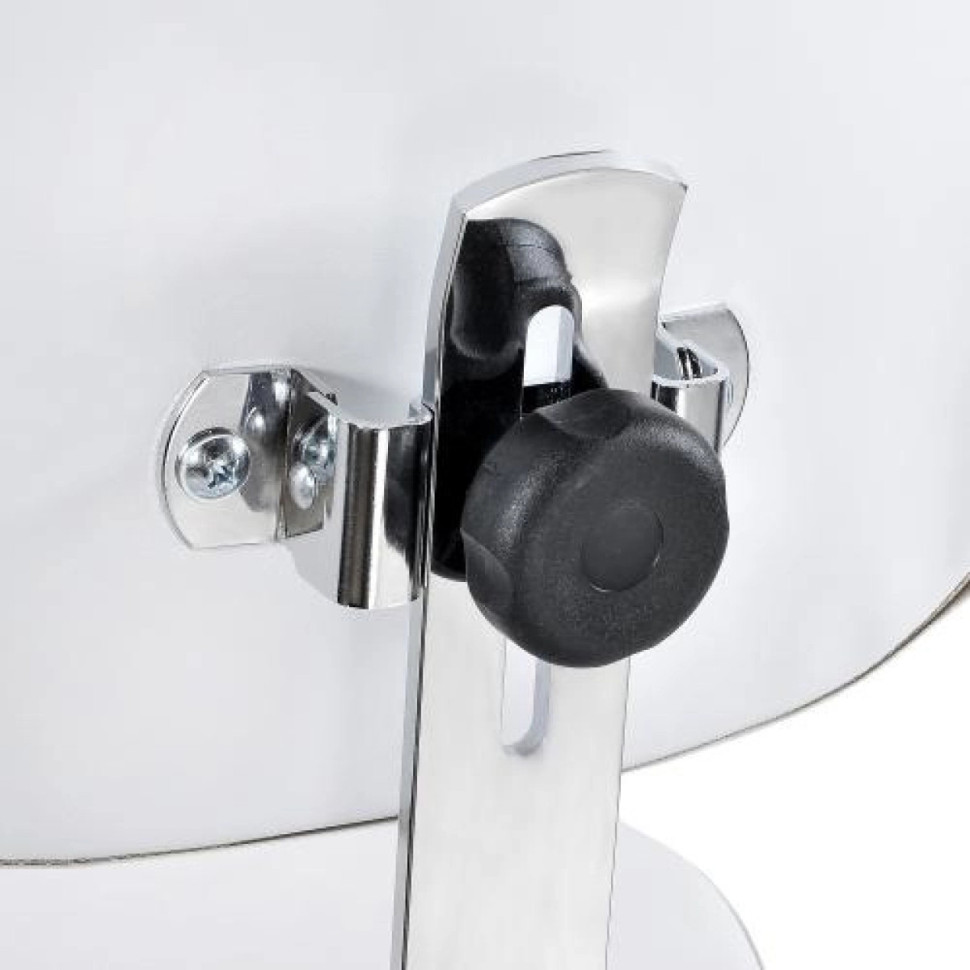 Стул мастера со спинкой и кольцом ХРОМ (ch4)