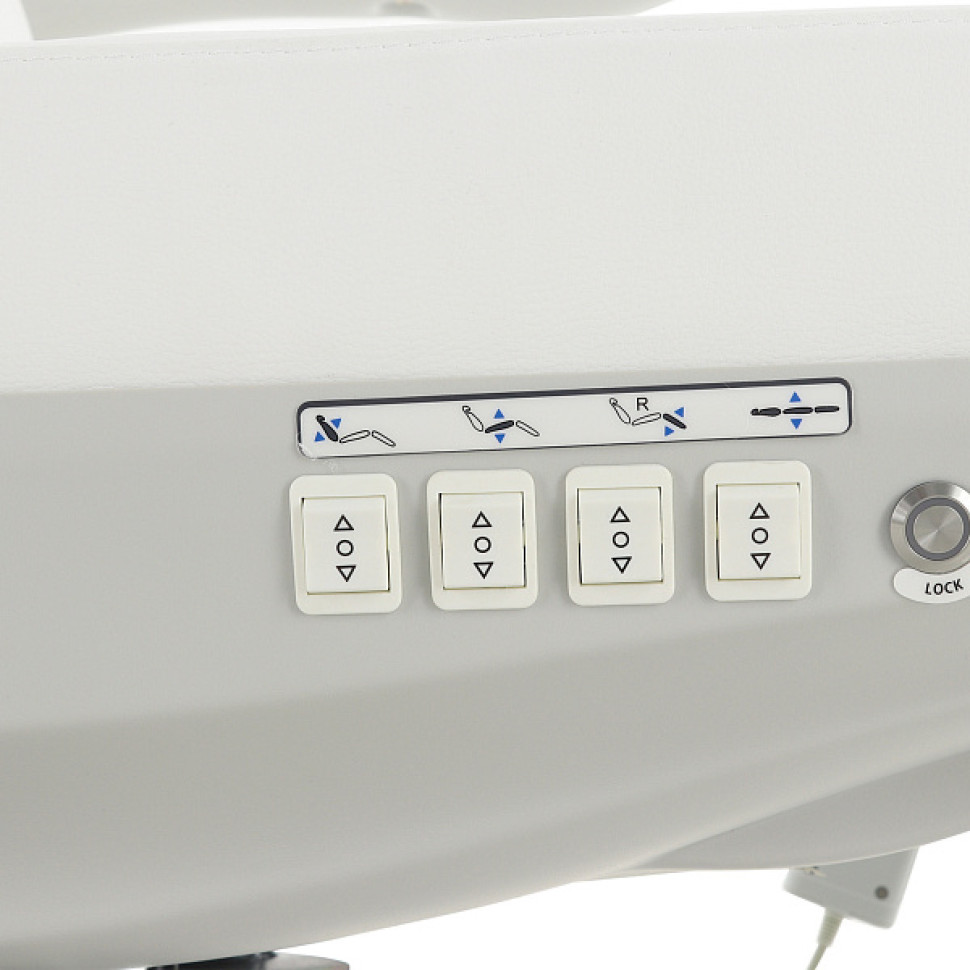 Косметологическое кресло электрическое Мед-Мос ММ-940-2 КО-189Д-00 цвет белый