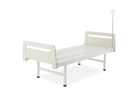 Кровать для лежачих больных с матрасом Мед-Мос Е-18 ЛДСП (светлое дерево)