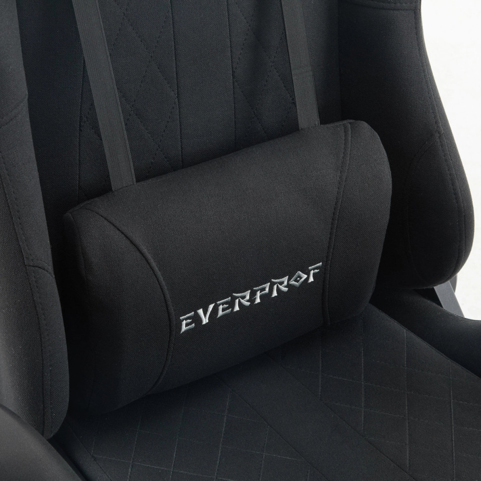 Геймерское кресло Everprof Ghost Ткань Черный