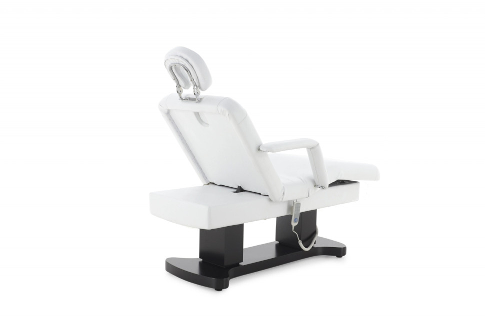 Массажный стол электрический MED-MOS ММКМ-2 (КО-156Д) белый/черное дерево (Р)