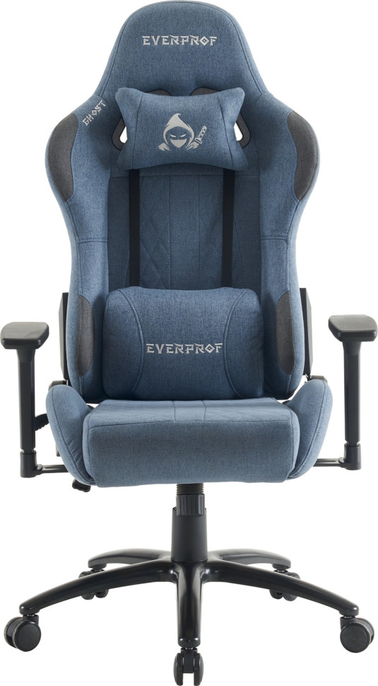 Геймерское кресло Everprof Ghost Ткань Синий