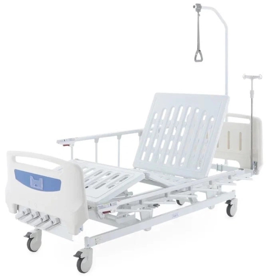 Медицинская кровать для лежачих больных MED-MOS Е-1 (ABS) с матрасом