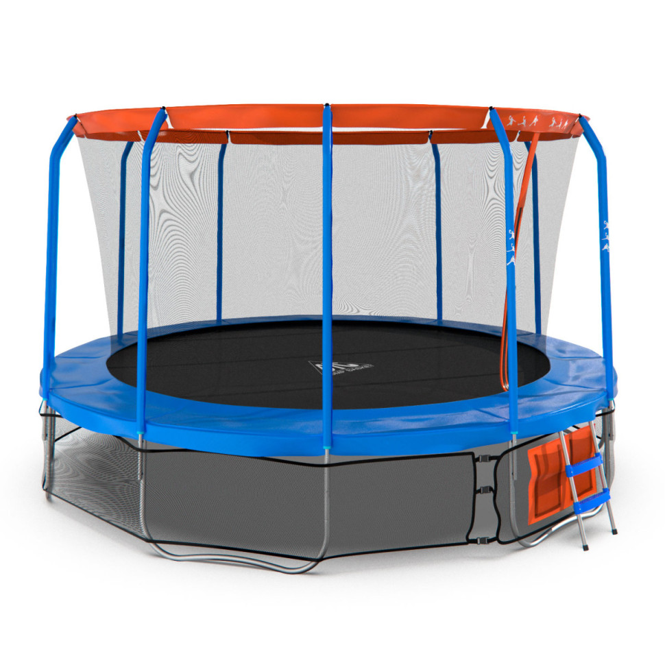Батут DFC JUMP BASKET с сеткой 16FT-JBSK-B