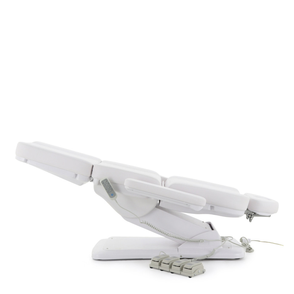 Косметологическое кресло электрическое 4 мотора Med-Mos ММКК-4 КО-184DP цвет белый