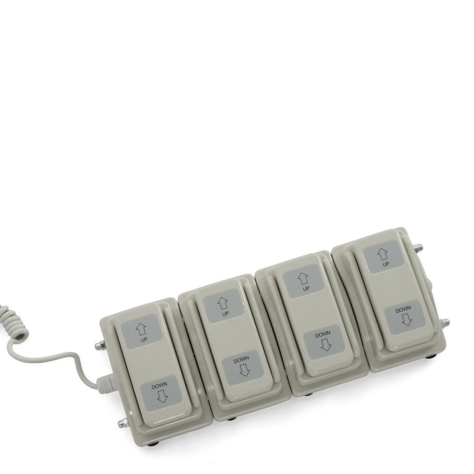 Косметологическое кресло электрическое 4 мотора Med-Mos ММКК-4 КО-184DP цвет белый