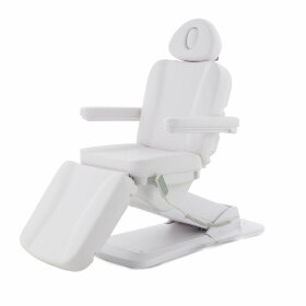 Косметологическое кресло электрическое 4 мотора Med-Mos ММКК-4 КО-184DP цвет белый