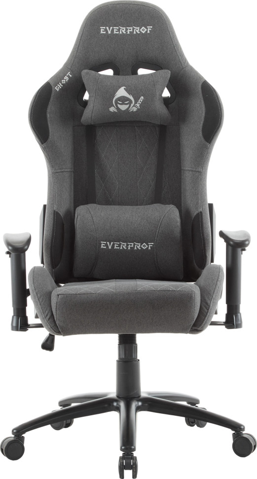 Геймерское кресло Everprof Ghost Ткань Серый