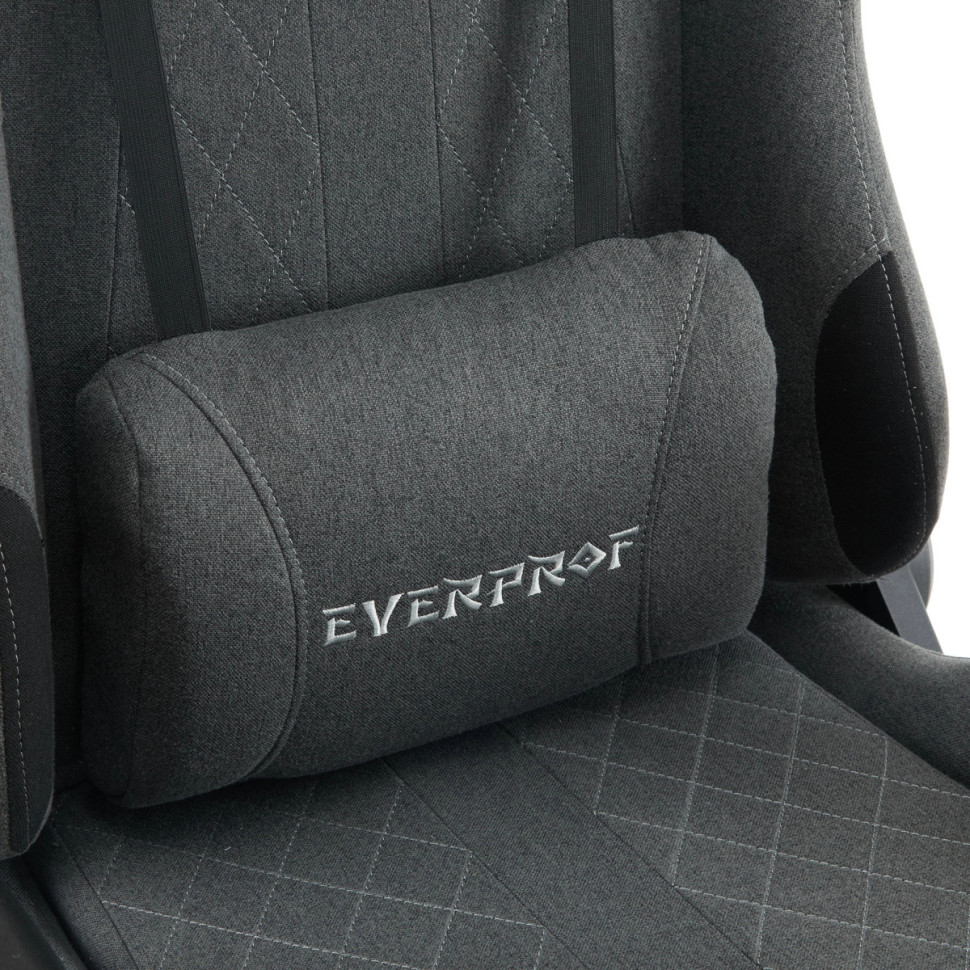 Геймерское кресло Everprof Ghost Ткань Серый