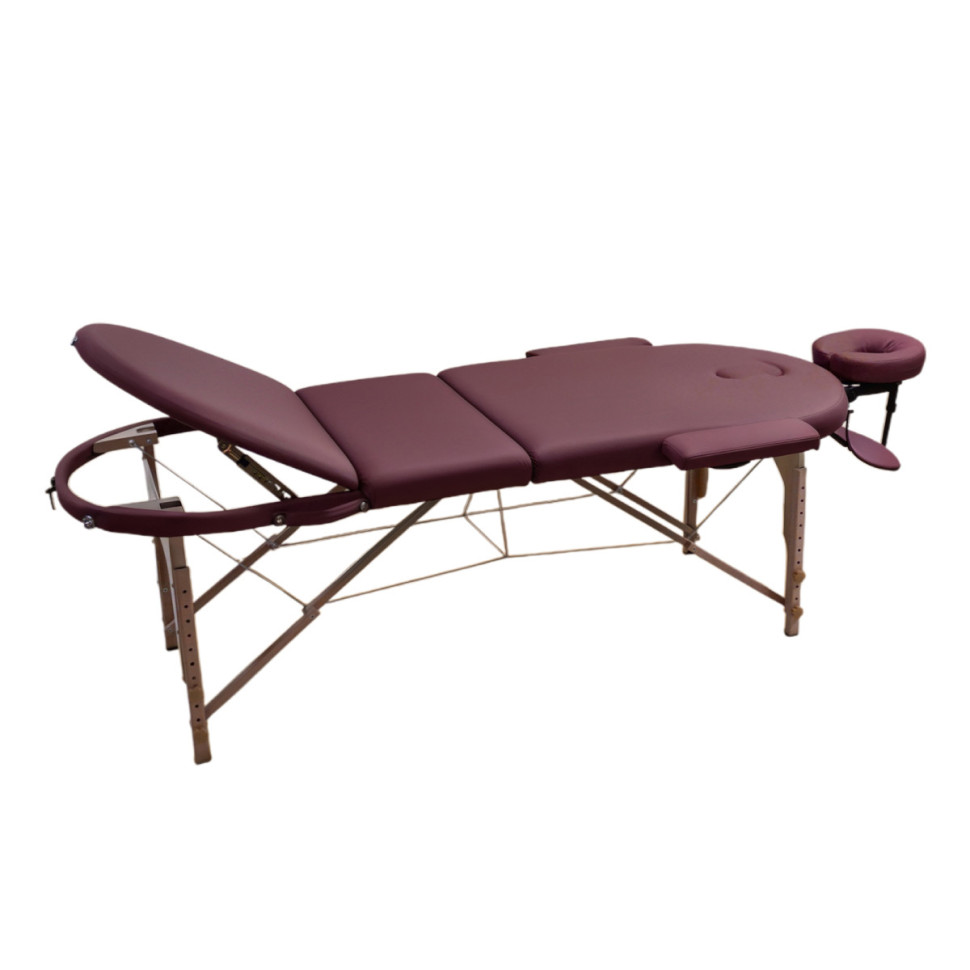 Массажный стол UNIX Comfort 3 Section Burgundy